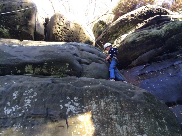 Climbing is great for kids